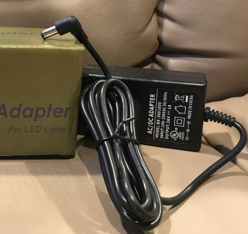 NEW 36V DC 1A BX-3601000 AC Adapter for CND Gelish OPI LED Lamp - Click Image to Close